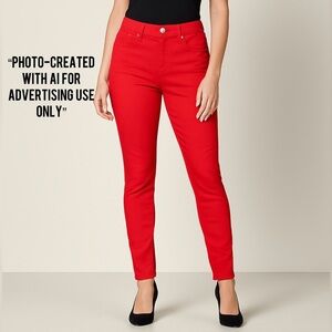 VENUS Red Skinny Jeans Women’s Size 12 RN#129406